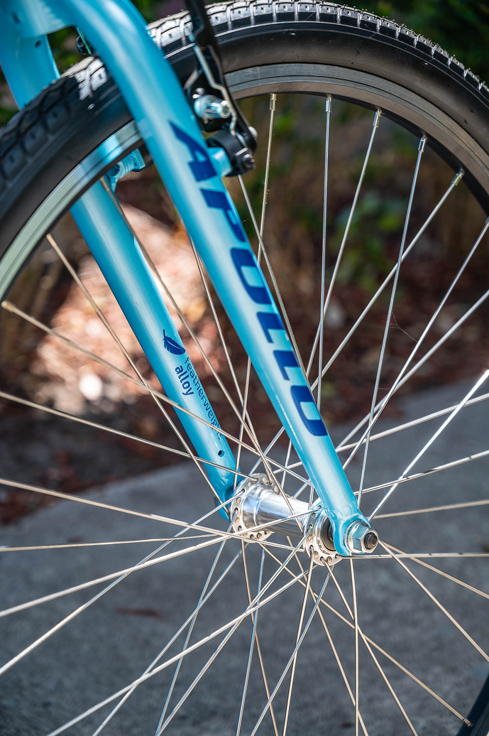 Детский велосипед Apollo NEO 7s girls 26", Brushed Alloy / Ice Blue / Navy Blue Fade