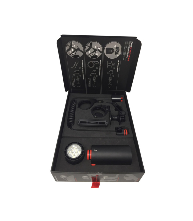 Комплект велофара + набор креплений Knog PWR Mountain Kit 2000 Lumens