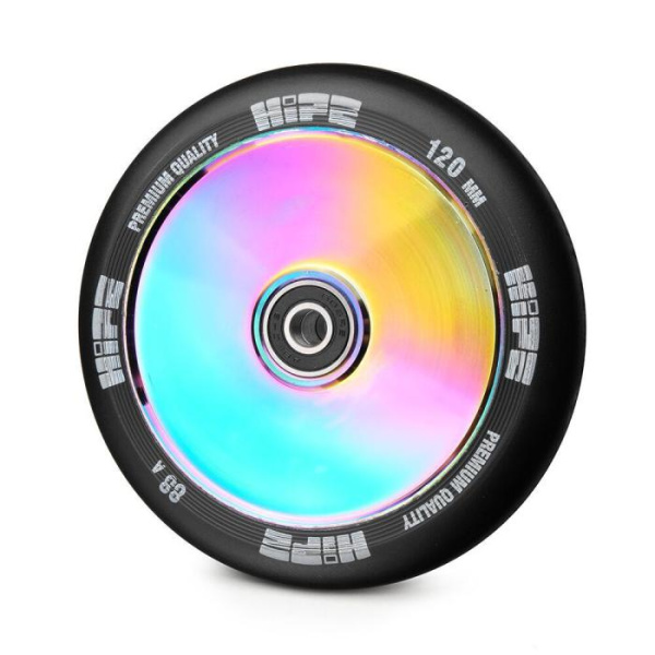 Колесо для трюкового самоката Hipe LMT20 120 мм, Black/Neo Chrome