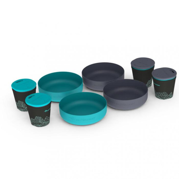 Набор посуды DeltaLight Camp Set 4.4 Pacific Blue/Grey от Sea to Summit