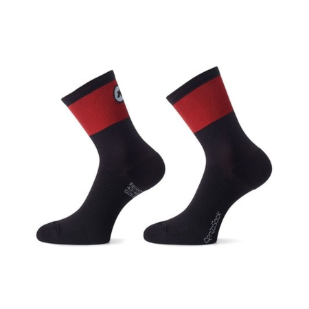 Носки Assos Cento Socks Evo 8, National Black/Red