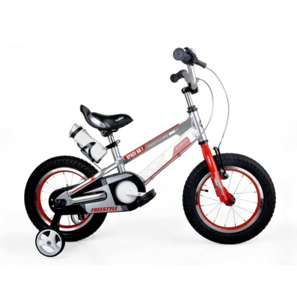 Детский велосипед RoyalBaby Space NO.1 Steel 18", OFFICIAL UA, Серебристый