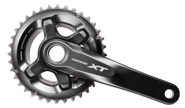 Шатуны Shimano FC-M8000-2 DEORE XT, Hollowtech II 175мм 38X28 без каретки