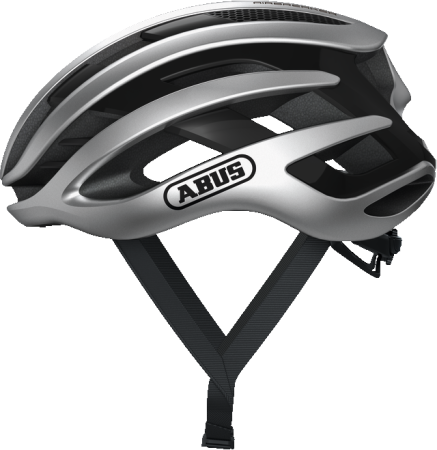 Велошлем ABUS Airbreaker, Gleam Silver