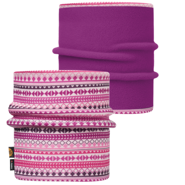 Шарф-труба детский (4-8) Buff Junior & Child Reversible Polar Neckwarmer, Diamonds Pink