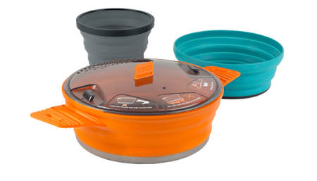 Набор складной посуды X-Set 21 Mix color от Sea to Summit