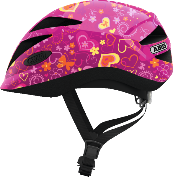 Велошлем детский ABUS Hubble 1.1 Purple Flower