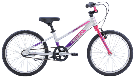 Детский велосипед Apollo NEO 3i girls 20", Brushed Alloy / Pink / Purple Fade