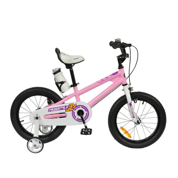 Детский велосипед RoyalBaby Freestyle 14", OFFICIAL UA, Розовый