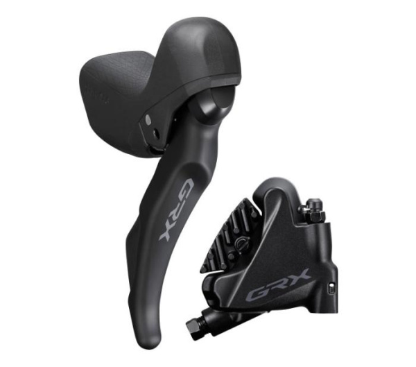 Гальмо гідравл диск SHIMANO RX400-1 GRX, заднє (права гальм.ручка/шифтер ST-RX600 11-швидк, каліпер BR-RX400, гідроліния 1700мм)