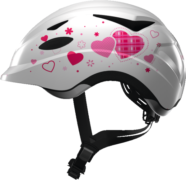Велошлем детский ABUS Anuky, White Heart