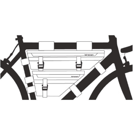 Велосумка на раму Birzman Packman Travel Frame Pack Planet, 3 л