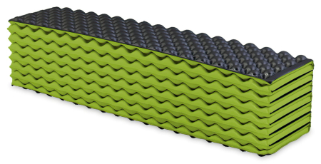 Каремат Pinguin Fold, 185x55x1.5см, Green