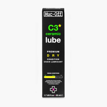 Cмазка для цепи MUC-OFF C3 Dry Weather Ceramic Lube 50ml