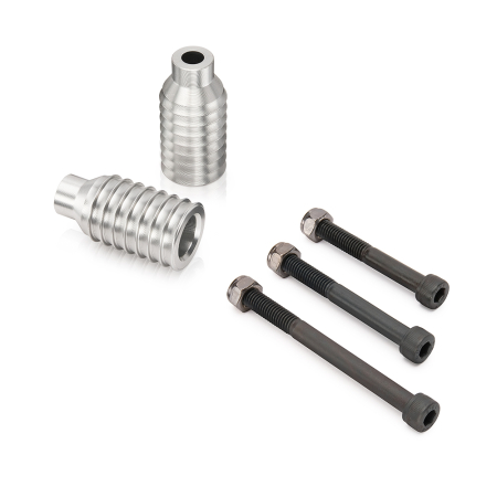 Пеги для трюкового самоката Hipe LMT01, Silver Matt