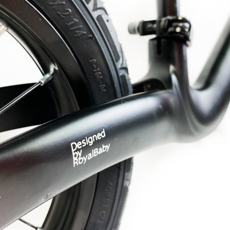 Беговел RoyalBaby Chipmunk Magnesium EVA Foam, OFFICIAL UA, Черный