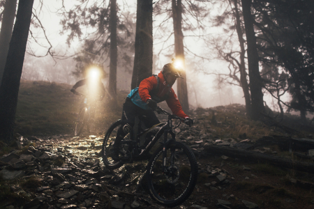 Велофара Knog PWR Rider RedCap Duo 450 Lumens