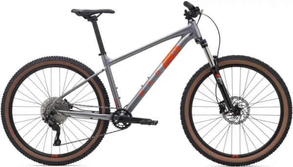 Горный велосипед 27,5" Marin BOBCAT TRAIL 5 рама - M 2021 Gloss Charcoal/Silver/Roarange