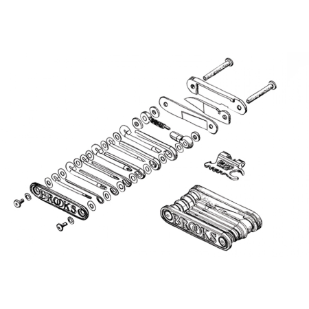 Мультитул Brooks MT21, Black