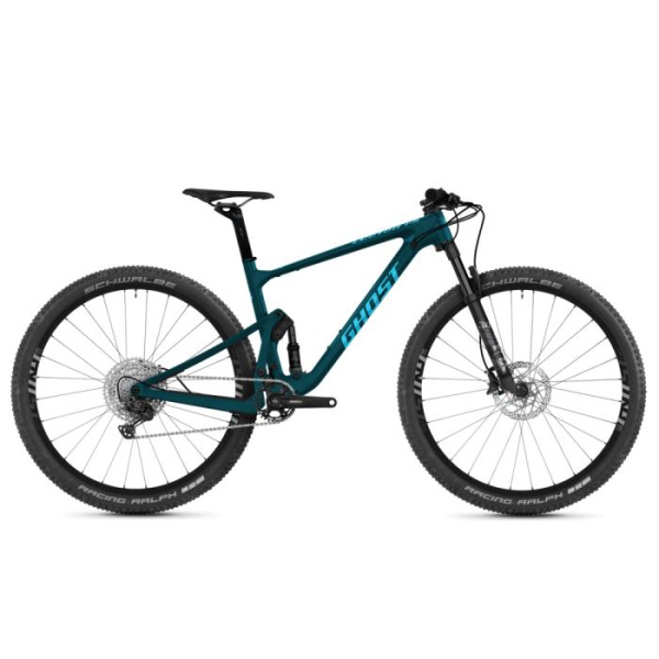 Горный велосипед Ghost Lector SF Essential 29" сине-голубой 2021