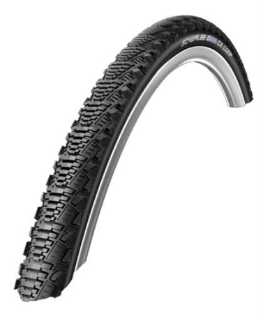 Покрышка Schwalbe CX Comp 28" (700C) (Active, K-Guard, LiteSkin), Black-Reflex