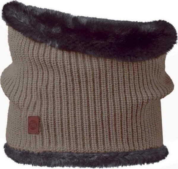 Шарф-труба Buff Knitted Collar Adalwolf, Brown Taupe