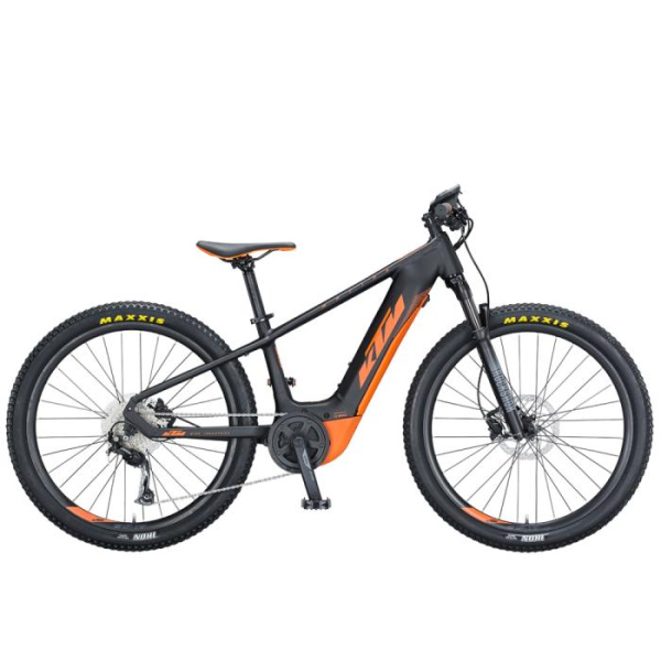 Электровелосипед KTM Macina Mini Me 261 26" черный (оранжевый) 2021