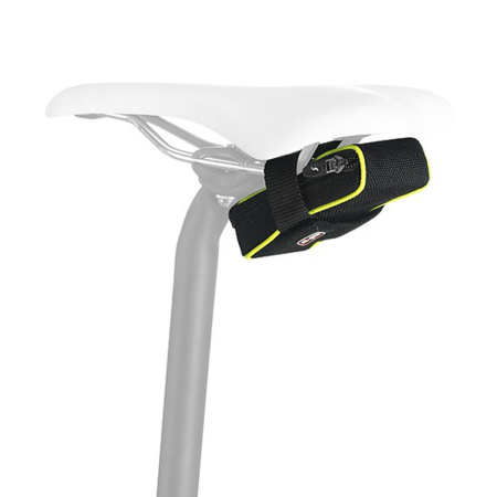 Велосумка подседельная Scicon Elan 210 Velcro Fluo, Black/Yellow