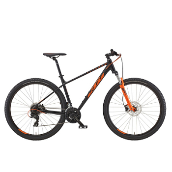 Горный велосипед KTM CHICAGO 272 27.5" рама S/38, черный матовый (оранжевый), 2022