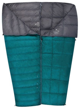 Спальный мешок Traveller TR1 (10°C), 183 см - Left Zip, Teal от Sea to Summit