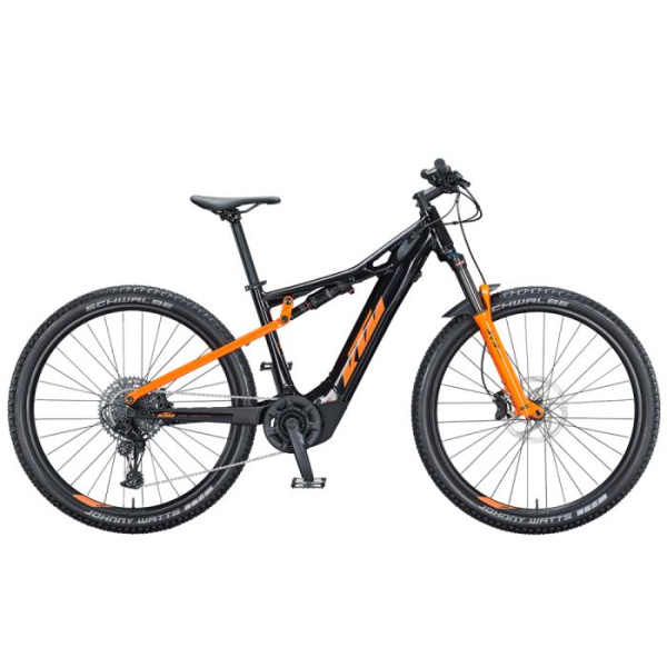 Электровелосипед KTM Macina Chacana 293 29" черный (орнжевый) 2021