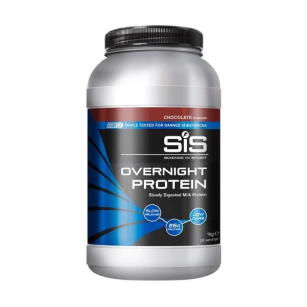 Протеин SiS Overnight Protein Powder 1kg, Chocolate/Шокола