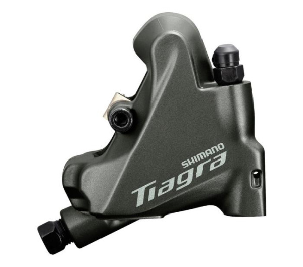 Каліпер гідравл диск тормозов SHIMANO BR-4770-R, FLAT MOUNT задний без адаптера, колодка L03A RESIN PAD(W/FIN)