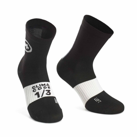 Носки Assos Assosoires Spring Fall Socks, Black White