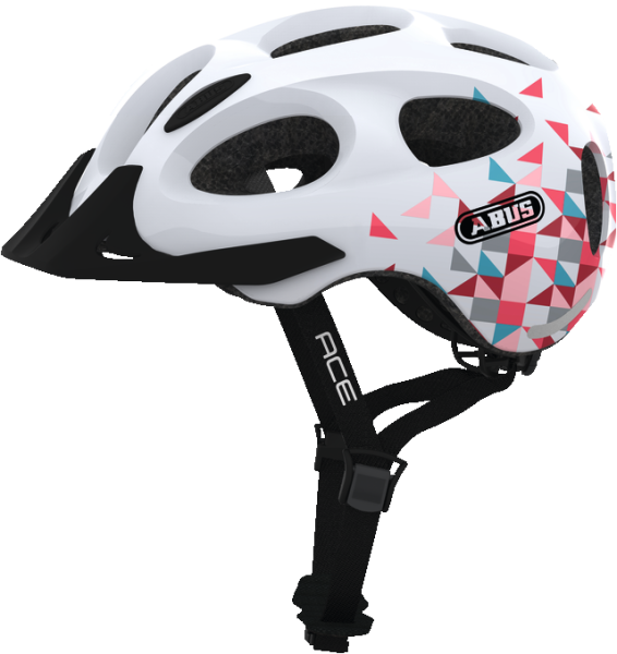 Велошлем детский ABUS Youn-I ACE, White Prism