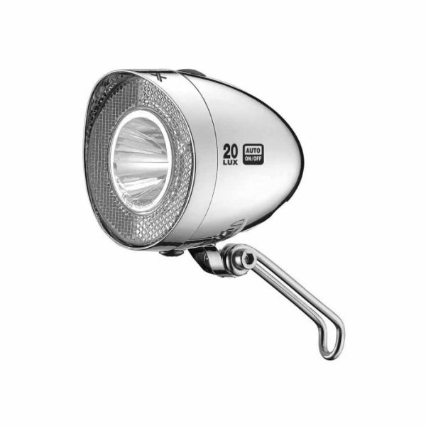 Велофара XLC CL-D03 LED 20Lux Dynamo Серебристый