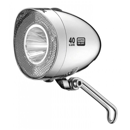Велофара XLC CL-D04 40Lux, Серебристый