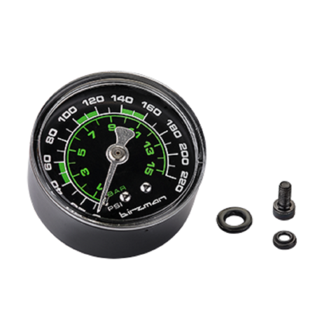Манометр Birzman Gauge 220psi  Tiny Tanker Apogee & Maha Push & Twist Tiny Tanker