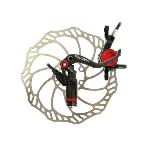 Тормоз дисковый гидравлический Magura MT8, крепления тормоза Post Mount 6", ротор Storm SL 203 мм