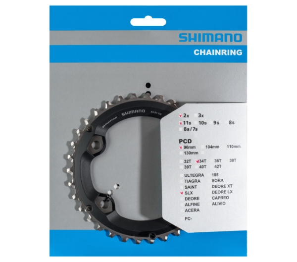 Зірка шатунів Shimano FC-M7000-2, 34зуб.-BB для 34-24T