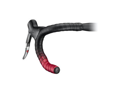 Обмотка для руля Ciclovation Leather Touch Shining Metallic Черно-красный