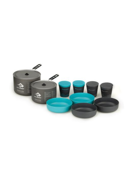Набор посуды Alpha Cookset 4.2 Pacific Blue/Grey от Sea to Summit