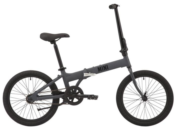 Складной велосипед  Pride Mini 1 20" серый 2021