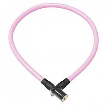 Велозамок Onguard Lightweight Key Coil Cable Lock, Розовый