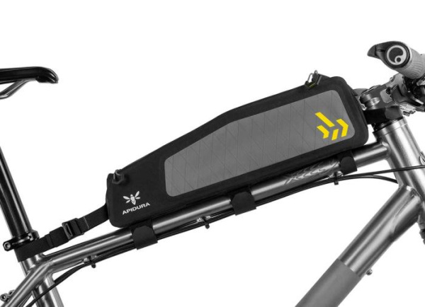 Велосумка на раму Apidura Backcountry Top Tube Long Pack, 1.8 л, Gray/Black