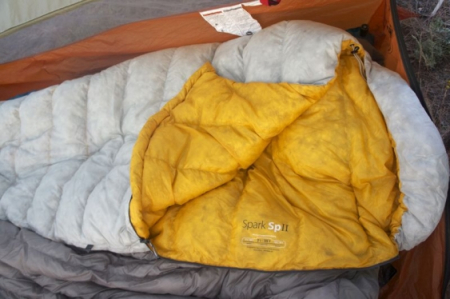 Спальный мешок Spark SpIII (-2/-8°C), 183 см - Left Zip, Light Gray/Yellow от Sea to Summit