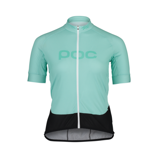 Джерси женское POC W's Essential Road Logo jersey, Lt Fluorite Green/Fluorite Green, S