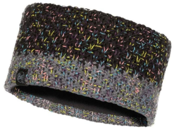 Повязка на голову Buff Knitted & Polar Headband Janna, Black