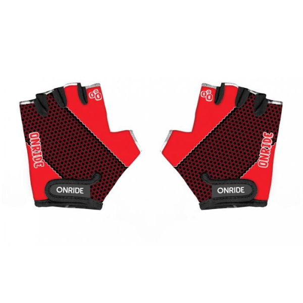 Перчатки детские Onride Gem, Черно-красный