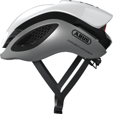 Велошлем ABUS Gamechanger, Silver White